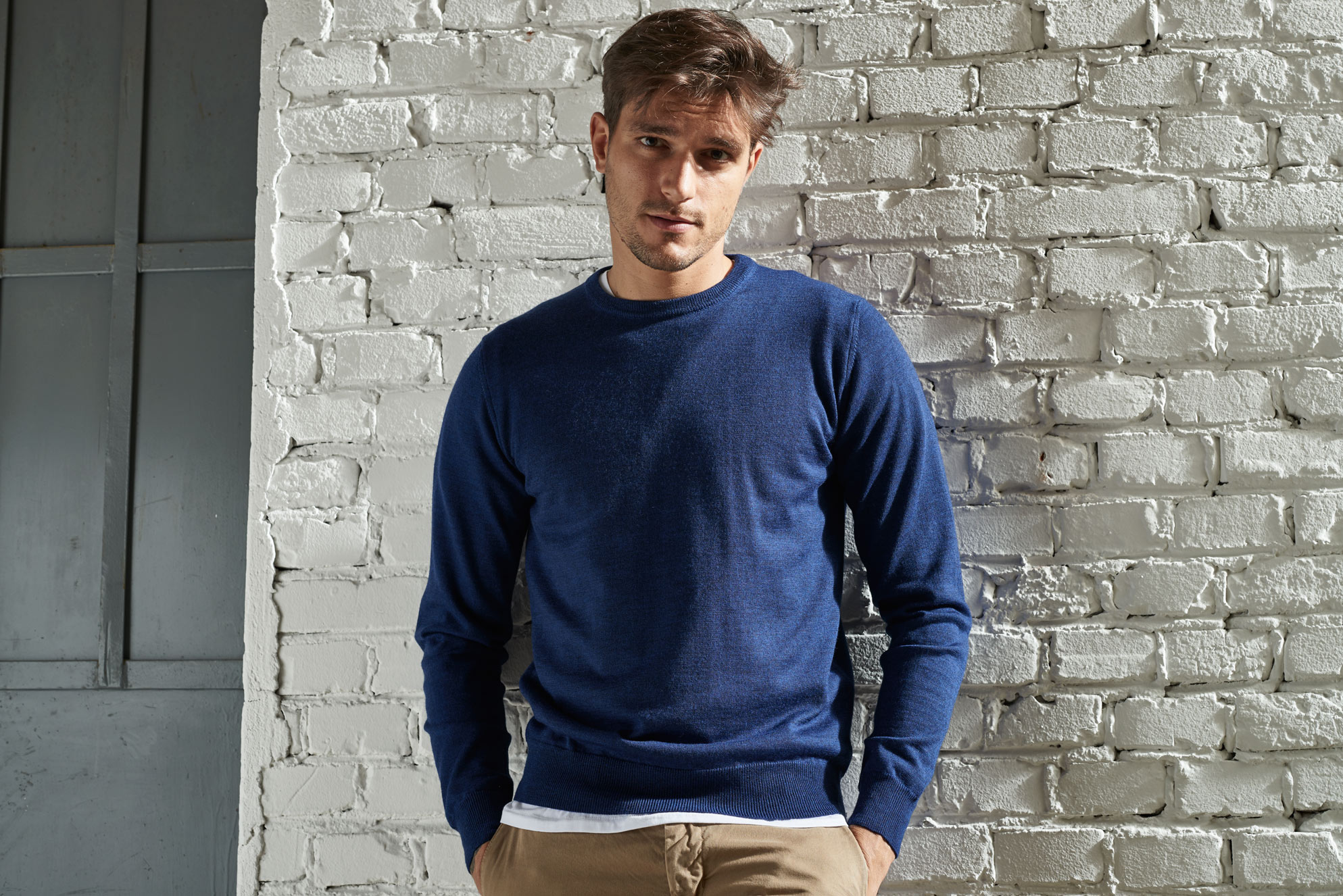 Giricollo in lana di Tela Blu